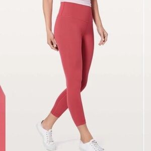 Lululemon wunder under 7/8 leggings/tights